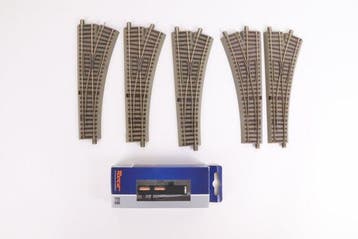 Roco H0 - 61140/41 - Modeltreinsporen (5) - Geoline wissels, Hobby en Vrije tijd, Nieuw