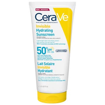 CeraVe Invisible Hydrating Sunscreen SPF50 177ml, Ophalen of Verzenden, Nieuw, Overige typen