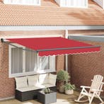 vidaXL Markies Rood 300 x 250 x 165 cm Polyester, Tuin en Terras, Zonneschermen, Verzenden, Nieuw