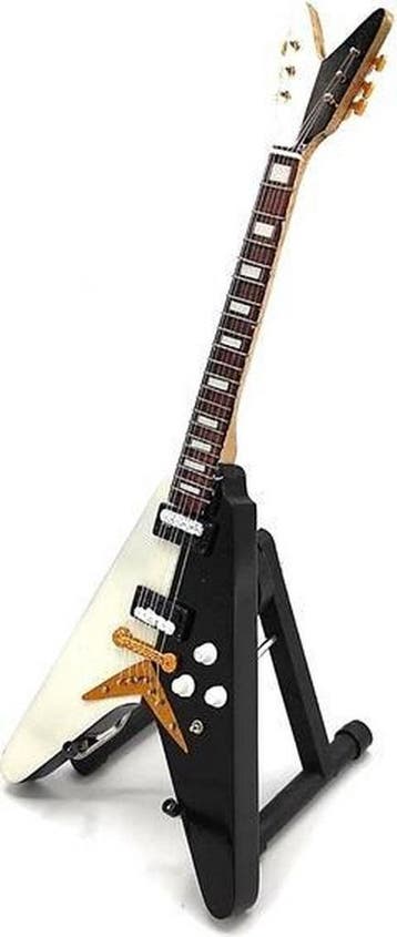 Miniatuur replica Dean gitaar - Michael Schenker - Scorpions, Verzamelen, Ophalen of Verzenden, Nieuw, Pop, Beeldje of Miniatuur