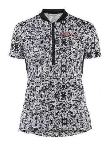 Craft Velo Art fietsshirt wit/zwart dames - Maat XS, Verzenden, Nieuw