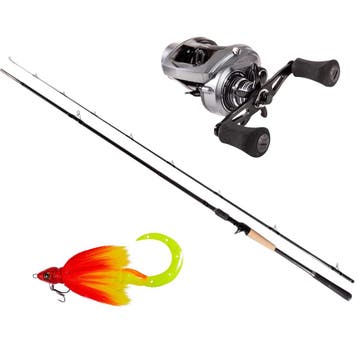 Grayton Apex Power Big Bait Baitcaster Combo 2.40m (80-160g), Watersport en Boten, Verzenden, Nieuw