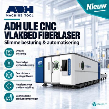 ADH ULE CNC vlakbed fiberlaser