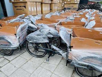 Faillissementspartij! NIEUWE elektrische bakfiets va 1299!, Fietsen en Brommers, Fietsen | Bakfietsen, Overige merken, 4 kinderen of meer