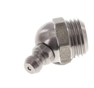45° Haakse Smeernippel RVS R 1/4 Inch DIN 71412, Verzenden, Nieuw