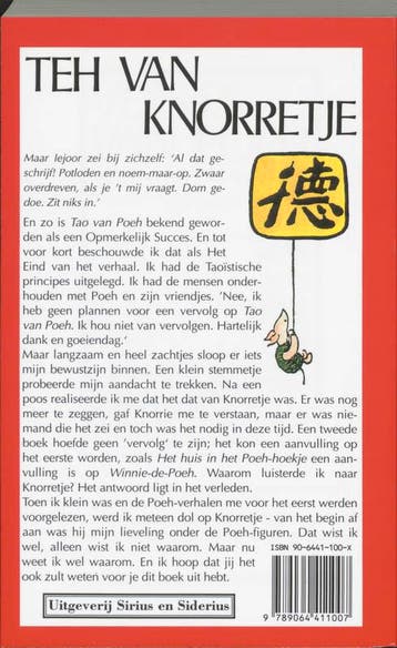 Teh van knorretje 9789064411007 B. Hoff, Boeken, Verzenden, Gelezen, B. Hoff