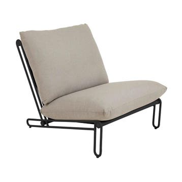 *WOONWINKEL* Bodio Amin Loungestoel Tuin Beige, Verzenden, Nieuw, Stof