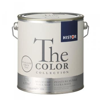 Histor The Color Collection Zijdemat - Scallop Grey 7513..., 5 tot 10 liter, Nieuw, Ophalen of Verzenden, Verf