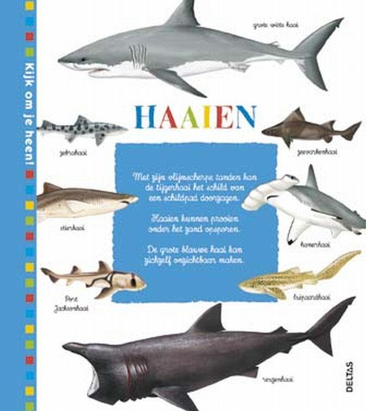 Haaien / Kijk om je heen! 9789044714487 Patrick Louisy, Boeken, Kinderboeken | Jeugd | 10 tot 12 jaar, Gelezen, Verzenden