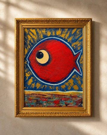 Denis Kuvayev (1971) - Goldfish on golden bottom - NO