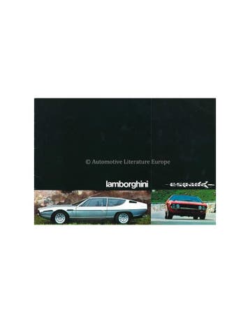 1973 LAMBORGHINI ESPADA S2 BROCHURE, Nieuw, Author