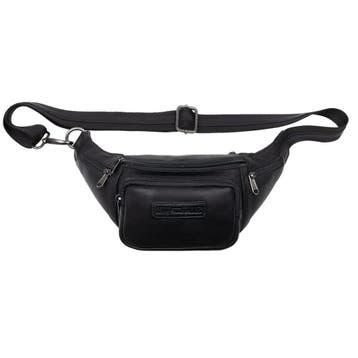 HillBurry Leren Unisex Heuptas – Zwart, Overige merken, Verzenden, Zwart, Nieuw