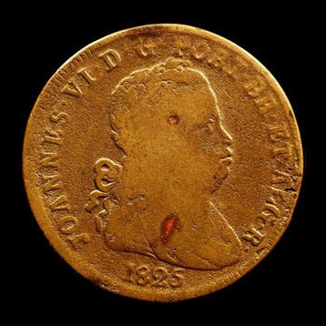 Portugal. D. João VI (1816-1826). Pataco (40 Reis) 1825 -, Postzegels en Munten, Munten | Europa | Niet-Euromunten