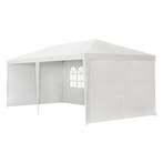 Partytent met zijwanden - 3x6 m - Wit, Verzenden, Nieuw