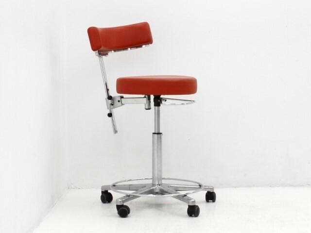 Werkstoel Greiner - nieuw te stofferen in PU-leer - kleur, Huis en Inrichting, Stoelen, Ophalen of Verzenden