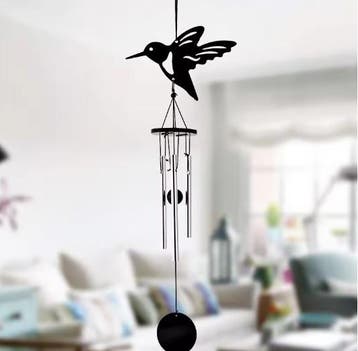Handgemaakte Metalen Windgong met Decoratieve Hanger, Verzenden, Nieuw