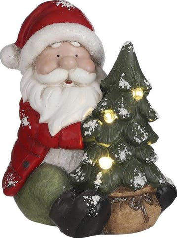 2dekans | House of Seasons Kerstman Kerstbeeld met LED, Ophalen of Verzenden, Zo goed als nieuw