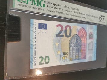 Europese Unie, Oostenrijk. - 20 Euro - 2015 - Pick 29n, Postzegels en Munten, Bankbiljetten | Europa | Niet-Eurobiljetten