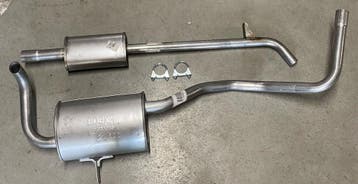 Complete uitlaat Middendemper + Einddemper Renault Megane, S, Verzenden, Nieuw