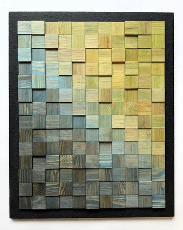 Modern Mozaïek - WoodbyLukas Lukasz Kacprzuk - 2020+ -, Antiek en Kunst