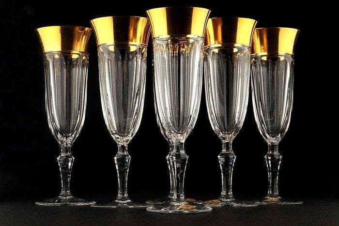 Josephinenhutte - Drinkservies - keizerin - Kristal, Antiek en Kunst, Kunst | Designobjecten