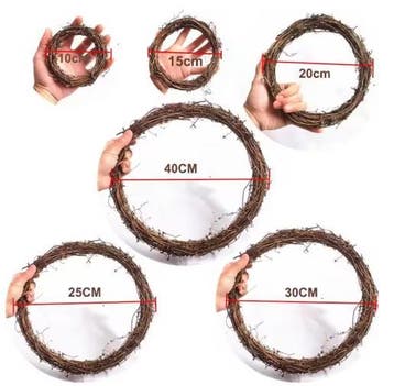 Natuurlijke Rotan Krans voor DIY Deur en Muur Decoratie, Huis en Inrichting, Verzenden, Nieuw