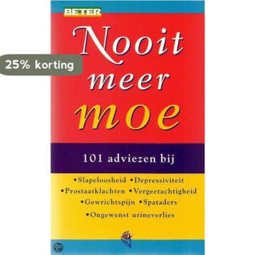 Nooit meer moe. 101 adviezen - Murla, Maryse van - Murla, Boeken, Verzenden, Gelezen, Murla