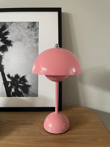 Retro paddenstoel LED tafellamp *VEEL KLEUREN* NIEUW!, Kunststof, Nieuw, Ophalen of Verzenden, Minder dan 50 cm
