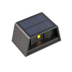 LED wandlamp solar Solis zwart 2x3W 100lm 2700K IP65 met..., Ophalen of Verzenden, Nieuw