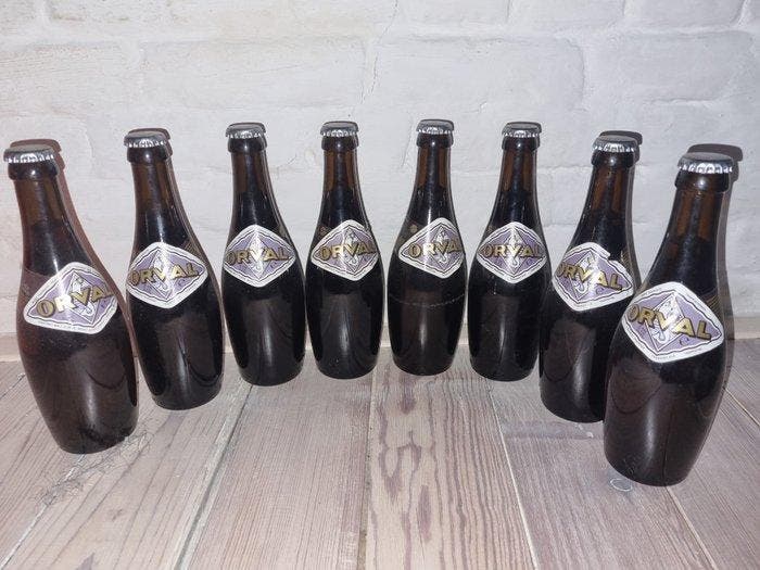 Orval - Trappist - 2009 tot 2016 - 33cl - 8 flessen, Verzamelen, Wijnen
