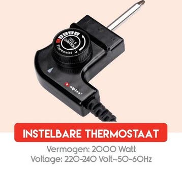 alpina Teppanyaki Bakplaat XXL - 2000W - Gourmetplaat - 100, Verzenden, Nieuw