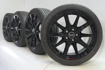 Audi A3 S3 8Y 8V 18 inch velgen Bridgestone Zomerbanden Orig, 18 inch, Gebruikt, Velg(en), Ophalen of Verzenden