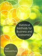 Statistical Methods for Business and, 9780077109875, Verzenden, Zo goed als nieuw, HBO
