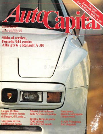1983 AUTOCAPITAL MAGAZINE 02 ITALIAANS, Nieuw, Author