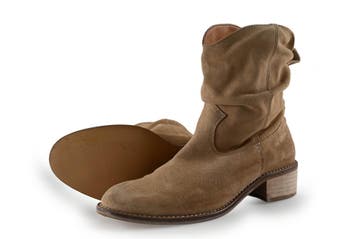 Manfield Cowboy laarzen in maat 38 Beige, Verzenden, Beige, Zo goed als nieuw, Manfield