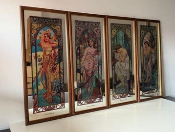 Alphons Mucha (1860-1939) - As fases do dia