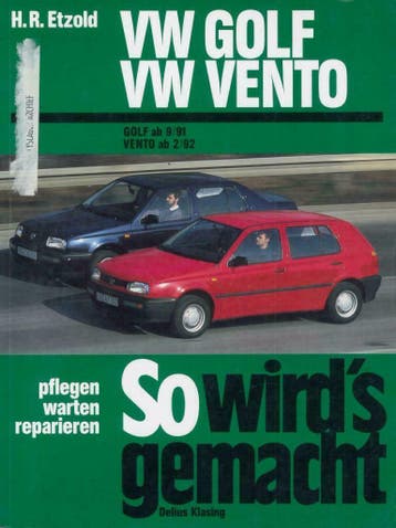 1991-1992 Volkswagen Golf / Vento Benzine Vraagbaak, Verzenden