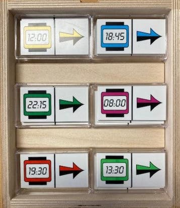 Klok domino digitaal 2, Verzenden, Nieuw