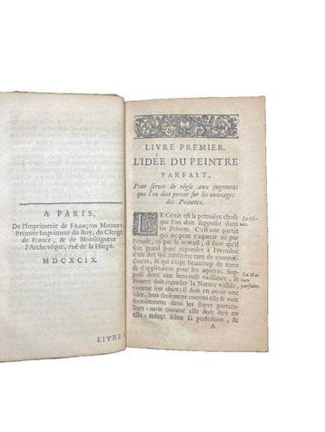 R. de Piles - Abrégé de la Vie des Peintres - 1699