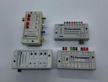 Viessmann H0, N - 5221, 2x 5214 , 5233 - Elektronica (4) - 4, Nieuw