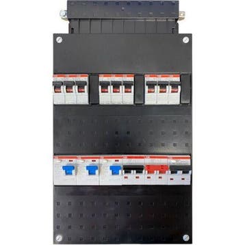 ABB groepenkast 9 lichtgroepen, 1 aardlekautomaat 16A 300mA, Ophalen of Verzenden, Nieuw