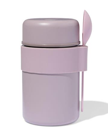 HEMA Voedselcontainer 450ml rvs roze, Verzenden, Nieuw