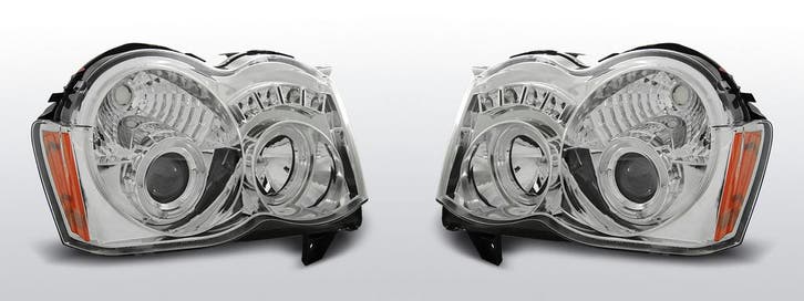 Koplampen Angel Eyes | geschikt voor Chrysler Cherokee WK 20, Auto-onderdelen, Verlichting, Nieuw, Jeep, Verzenden