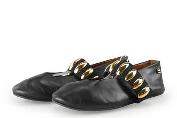 Babouche Ballerinas in maat 39 Zwart, Kleding | Dames, Schoenen, Verzenden, Zwart, Ballerina's, Zo goed als nieuw