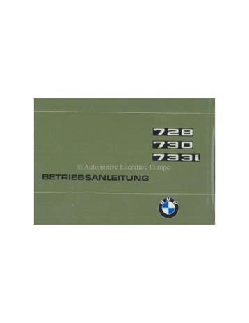 1977 BMW 7 SERIE INSTRUCTIEBOEKJE DUITS, Auto diversen
