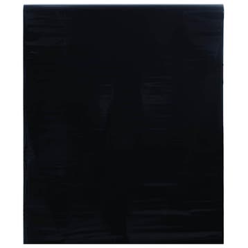 vidaXL Raamfolie statisch matzwart 45 x 2000 cm PVC, Verzenden, Nieuw, Zwart