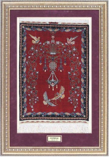 Silk Hereke Signed Ozipek Carpet with 13/13 Quality -, Nieuw