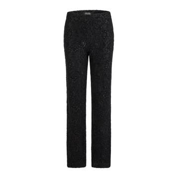 Marc Aurel • zwarte kanten broek • 36, Marc Aurel, Verzenden, Zwart, Nieuw