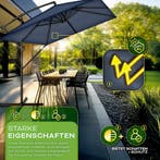 Zweefparasol - Tuinparasol - Parasol 235x235 cm - Met voet -, Tuin en Terras, Parasols, Verzenden, Zo goed als nieuw