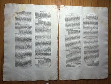 Johann Zainer, Ulm, 29 January 1480 - Two Original Incunable